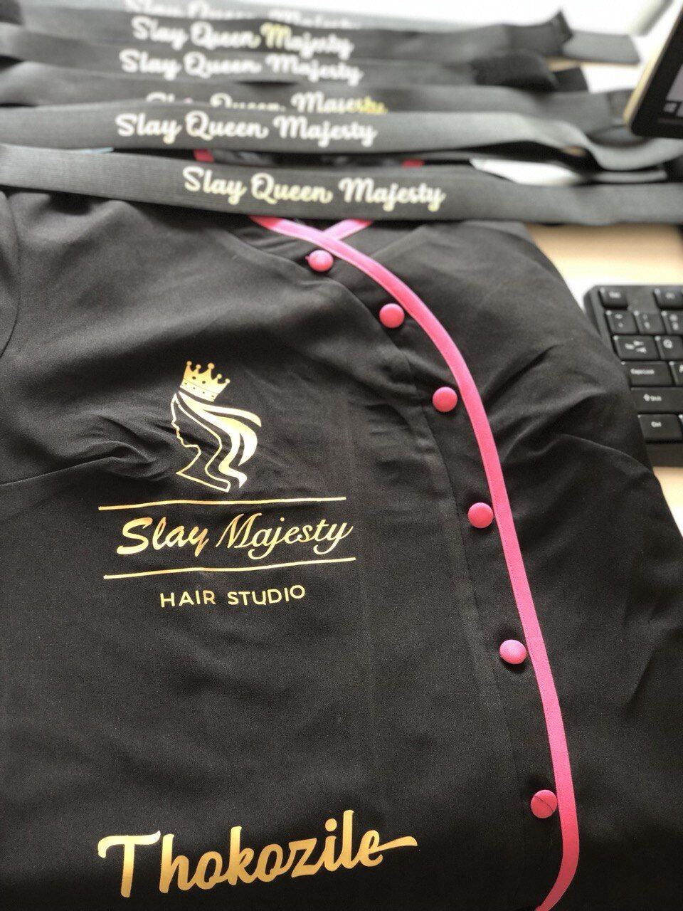DKSN client project — hair studio attire